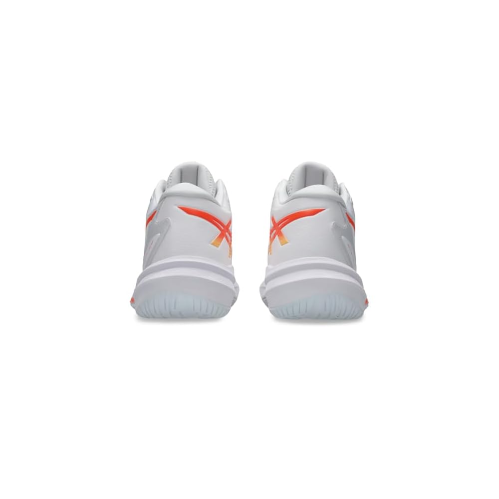 White/Vivid Coral