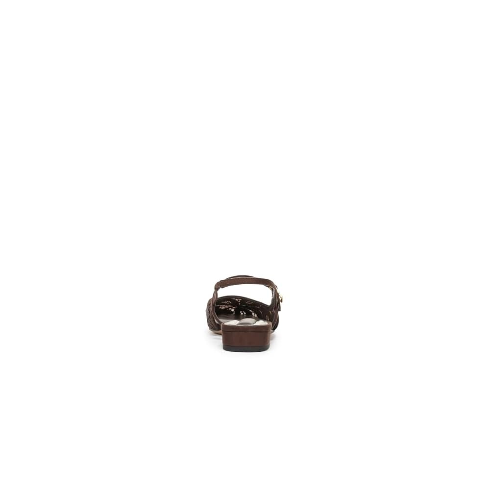 Umber Brown Crocheted Fabric
