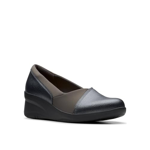 Dark Pewter Metallic Leather
