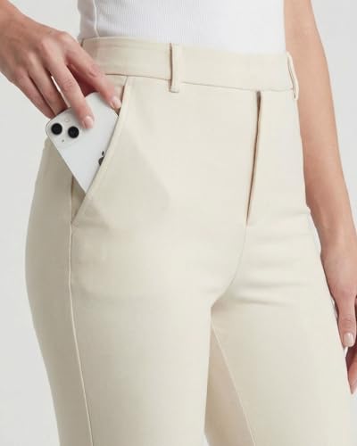 Beige-bootcut