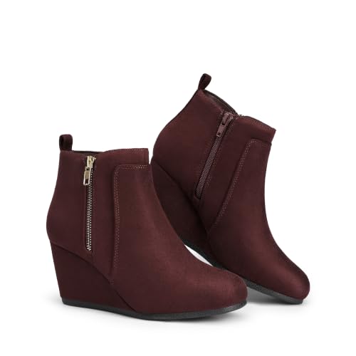 Burgundy/Suede