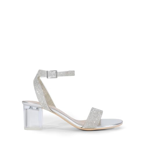 Silver/Clear-rhinestone