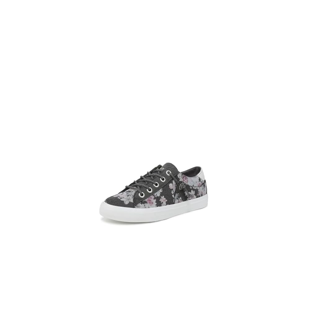 Charcoal Grey Floral Print