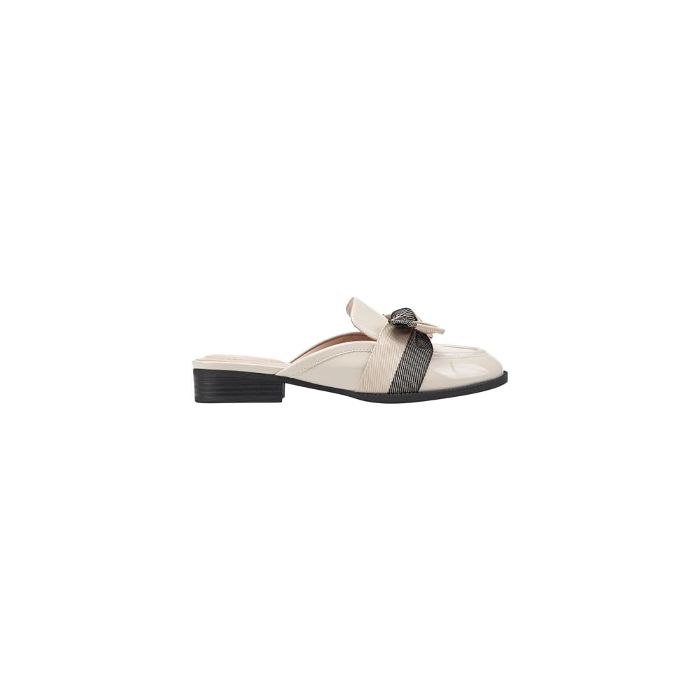 Ivory Patent/Black Multi 150