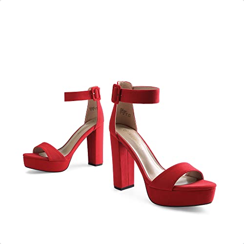 Red/Suede