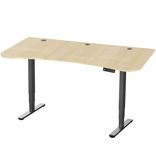 Light Wood Top / Black Frame