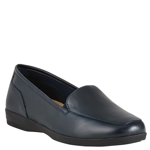 Navy Leather