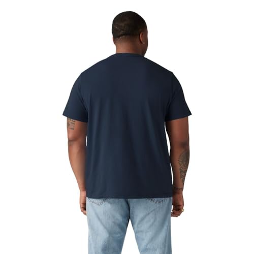 Big Graphic Tee Dress Blues (No Stretch)