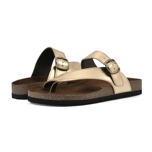 Ant.gold/Lea (W/Brown Sole)