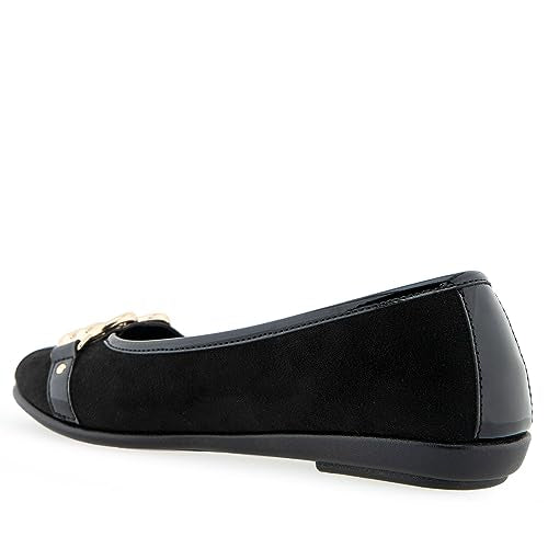 Black Faux Suede