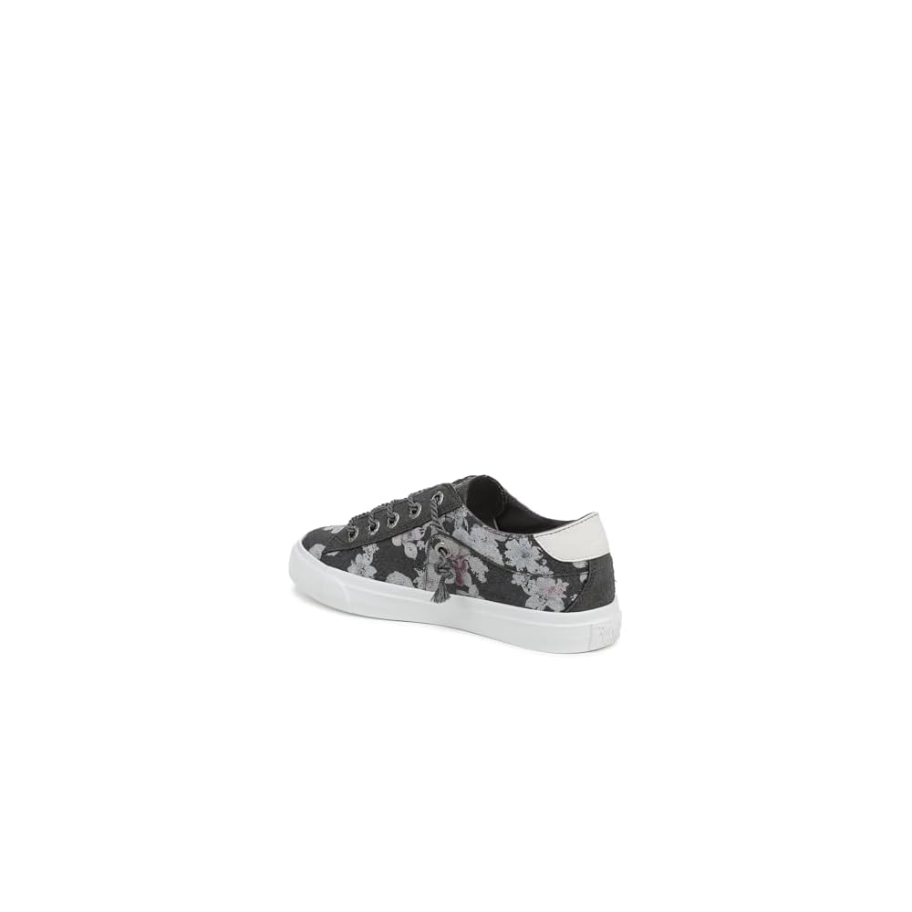 Charcoal Grey Floral Print