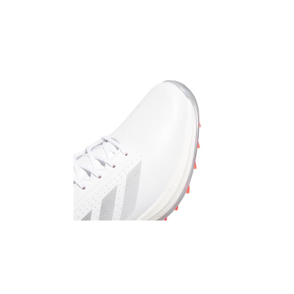 Footwear White/Silver Metallic/Lucid Red
