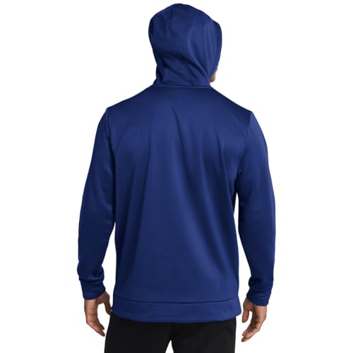 Under Armour Men's Armour Fleece Big Logo Hoodie, (432) Tech Blue / / Black, Large