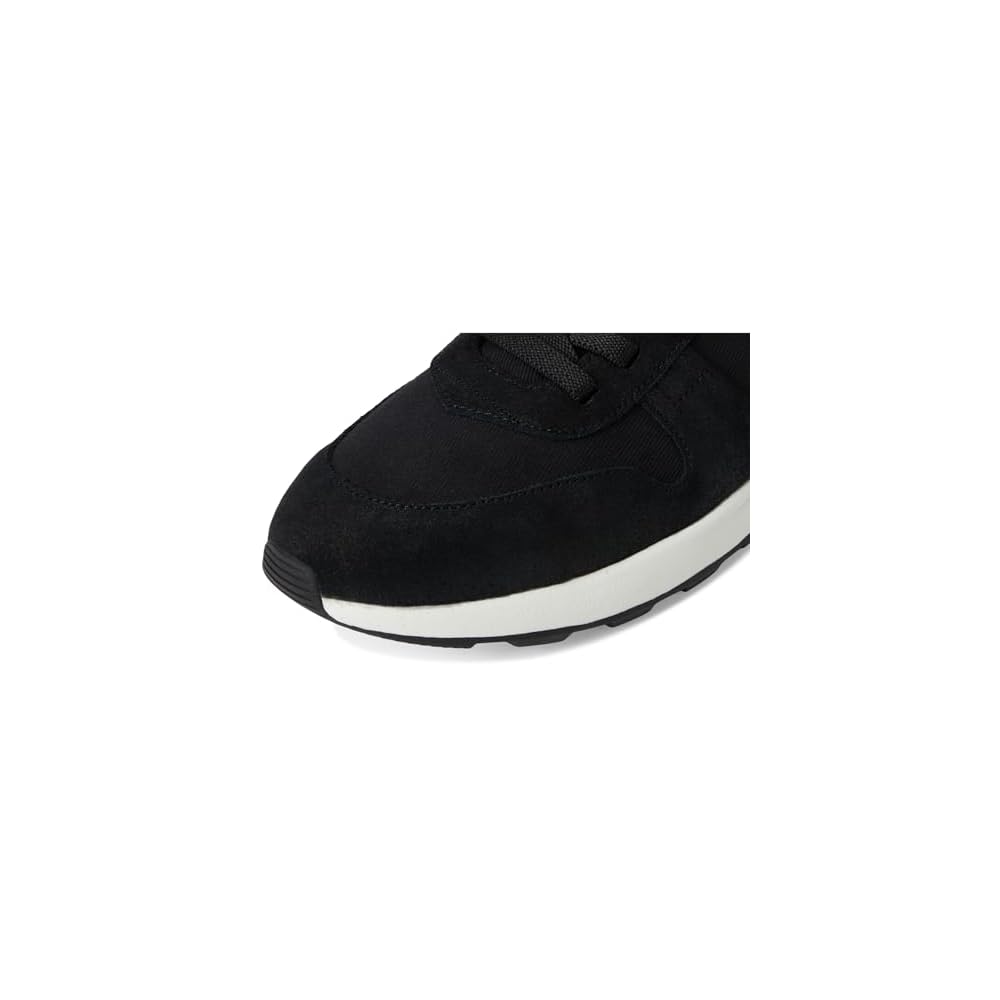 Black Metallic Suede/Vintage Twill