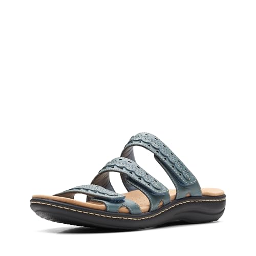 Blue Grey Leather