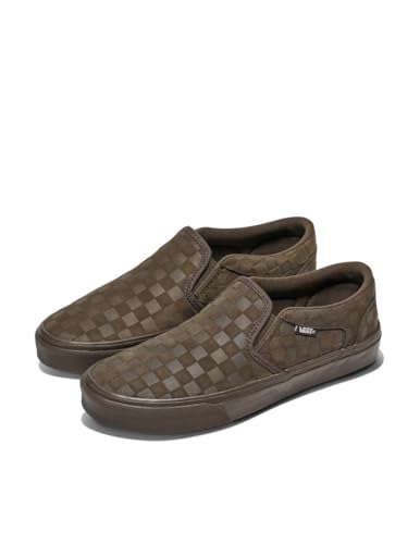 Embossed Suede Coal Brown
