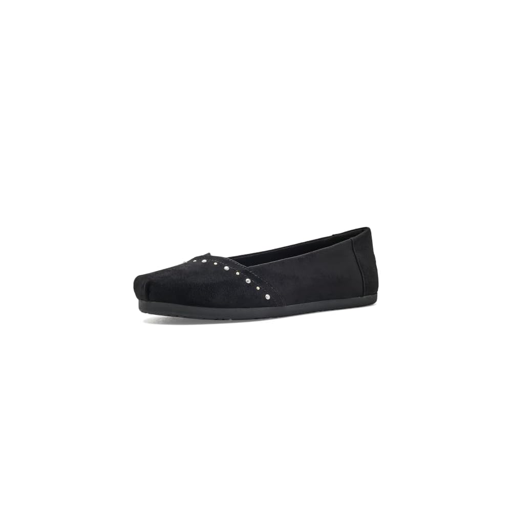 Black Microsuede/Studs