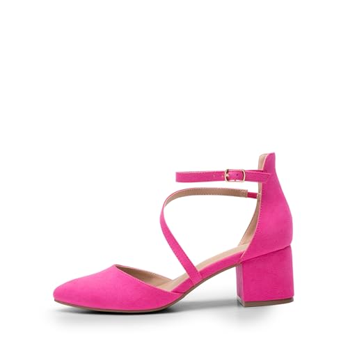 Hot Pink-suede