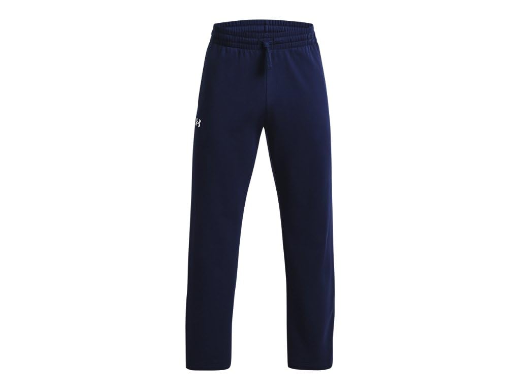 Under Armour Men's Rival Fleece Pants, (410) Midnight Navy / / White, 4X-Large Tall