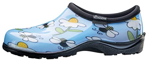 Lt Blue Bee Print