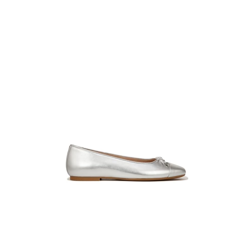 Silver Metallic Leather