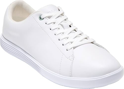 White Leather/Lily Pad Crocodile Print Leather