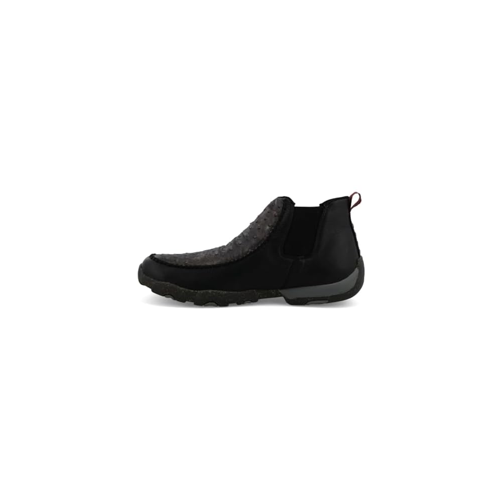 Black & Black Ostrich