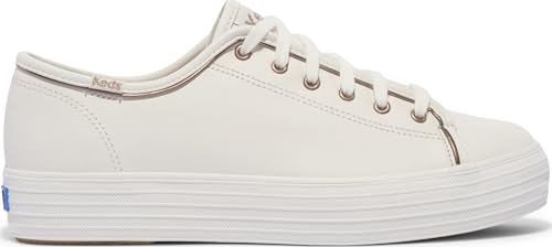 White/Rose Gold Leather