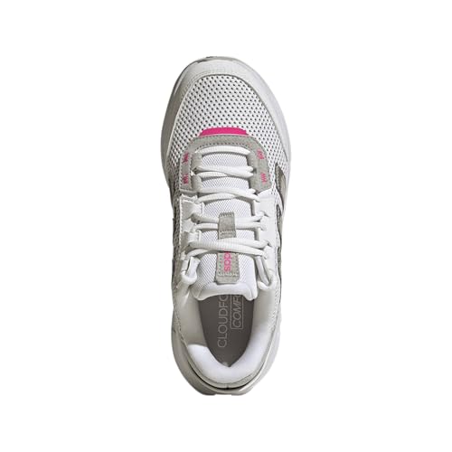 White/Silver Metallic/Lucid Pink