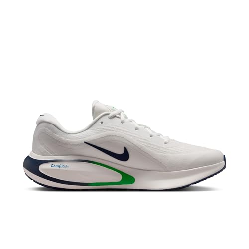 Summit White/Midnight Navy-green Spark