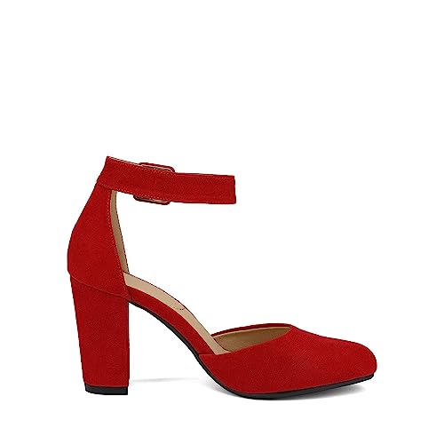 Red/Suede