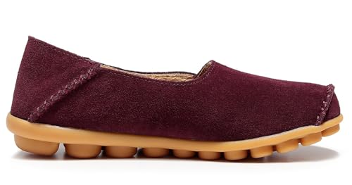 Burgundy Shearling