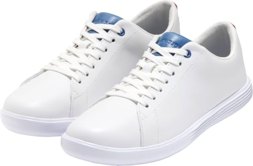 White Leather/Rio Red Suede