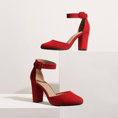 Red/Suede