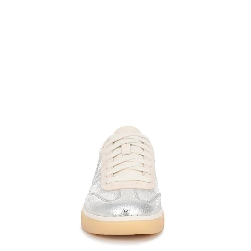 Silver Metallic Leather
