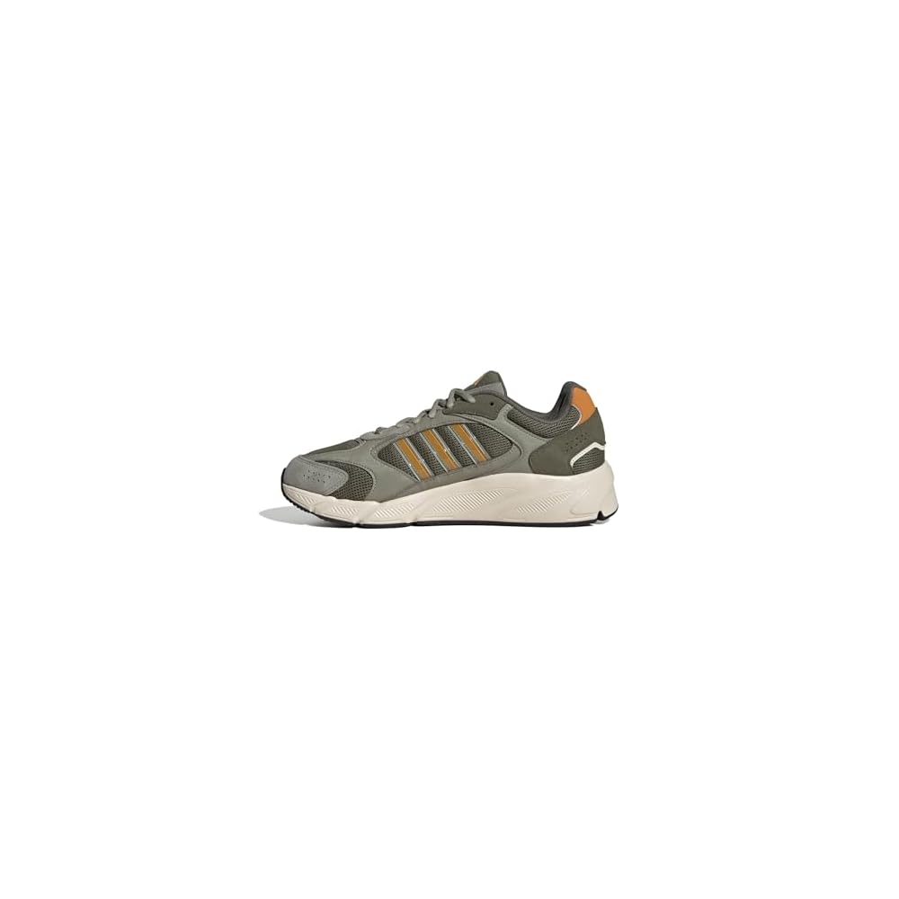 Olive Strata/Focus Orange/Silver Pebble