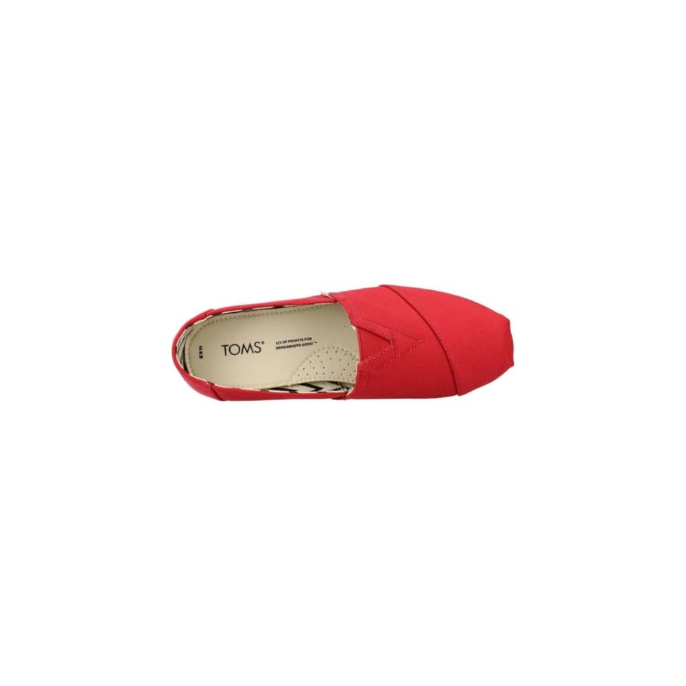 Red Recycled Cotton Canvas