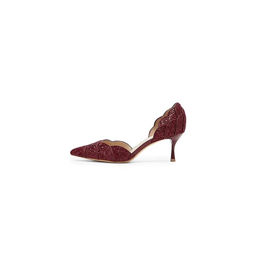 Burgundy-glitter