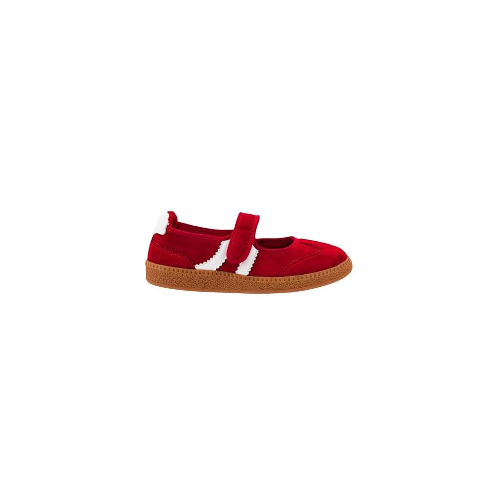 Red Faux Suede