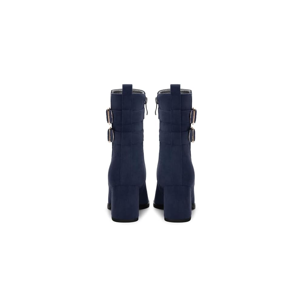 Navy Blue Suede