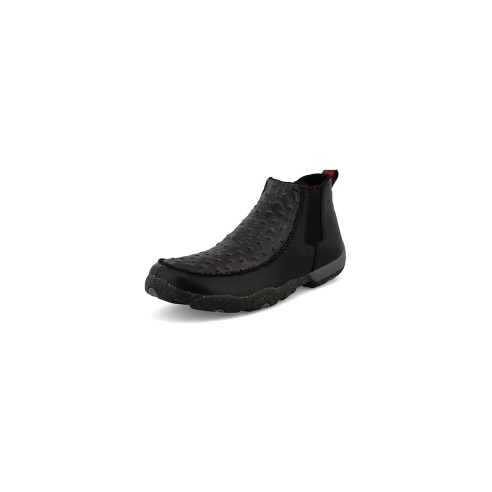 Black & Black Ostrich