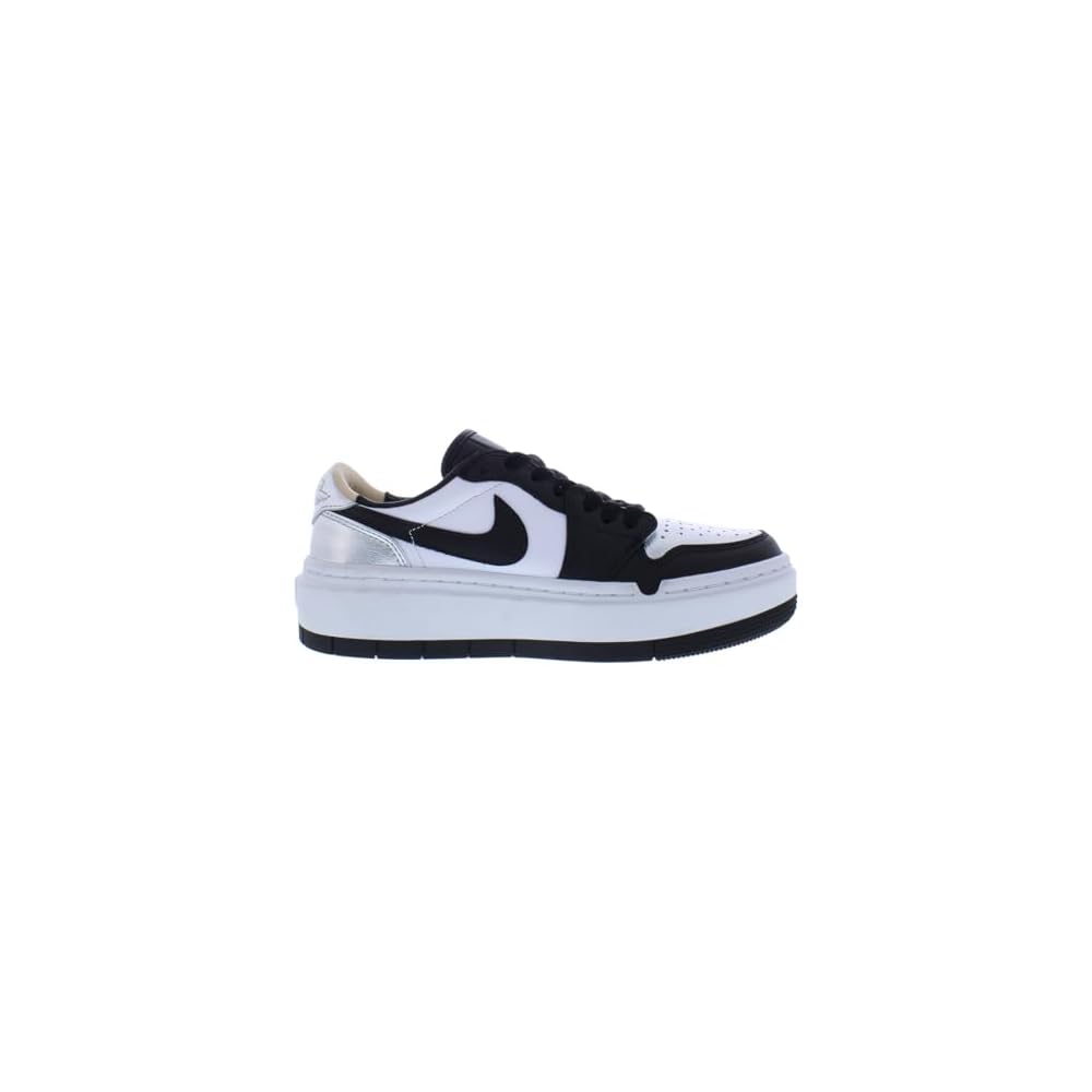 Metallic Silver Black White