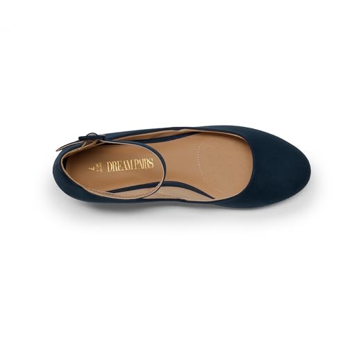 Navy Suede