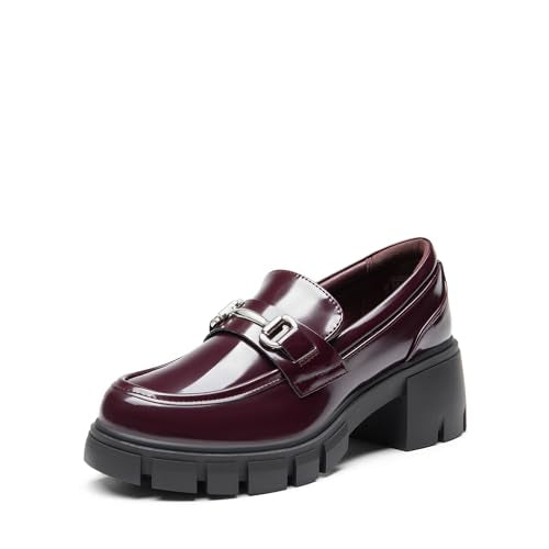 Burgundy-pat