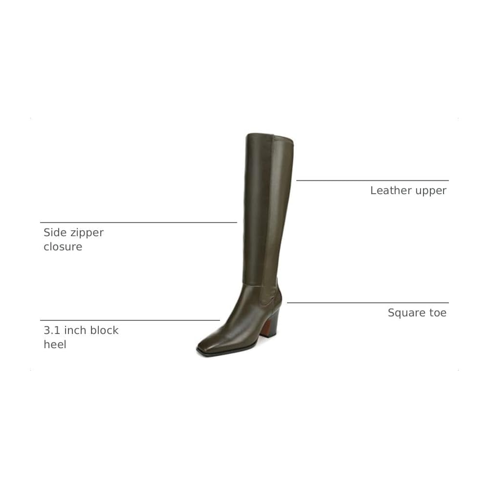 Deep Olive Green Leather