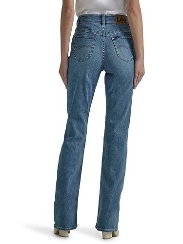 Lee Women's Ultra Lux Comfort with Flex Motion Bootcut Jean, Paradise Dream, 8 Long
