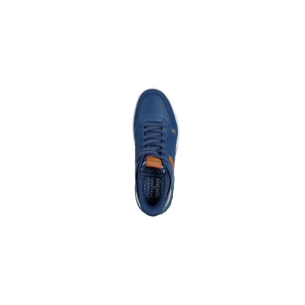 Navy Leather