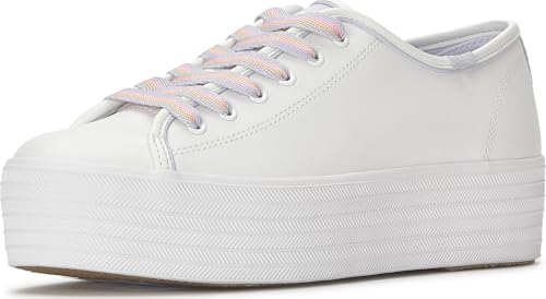 White/Pink/Blue Leather