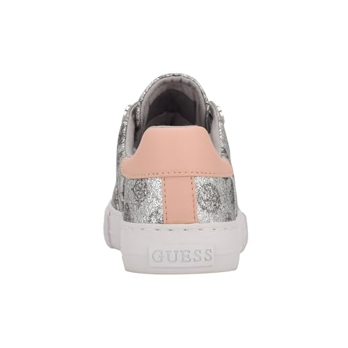 Silver/Pink Glitter Logo 099