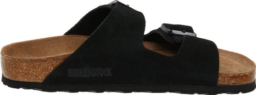 Black Suede Soft Footbed